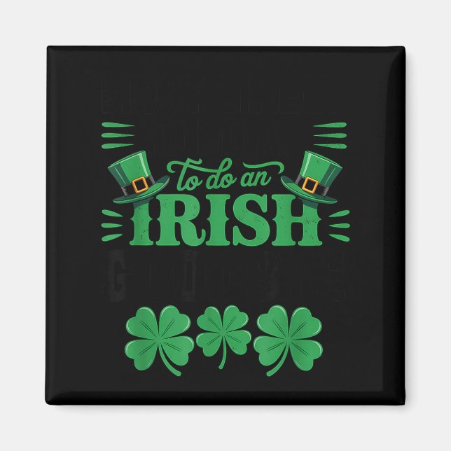 Íman Mais provável de fazer um adeus irlandês engraçado (Frente)