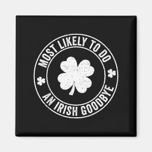 Íman Mais provável de fazer um adeus irlandês engraçado