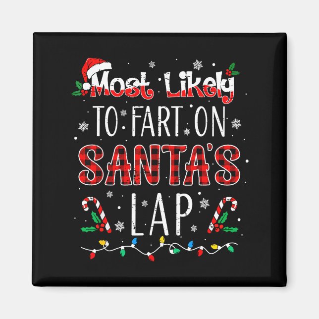 Íman Mais Provável De Peidar No Colo De Papai Noel Famí (Frente)