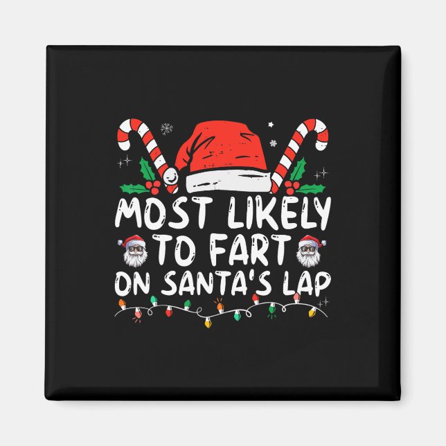Íman Mais Provável de Peidar no Colo de Papai Noel Famí (Frente)