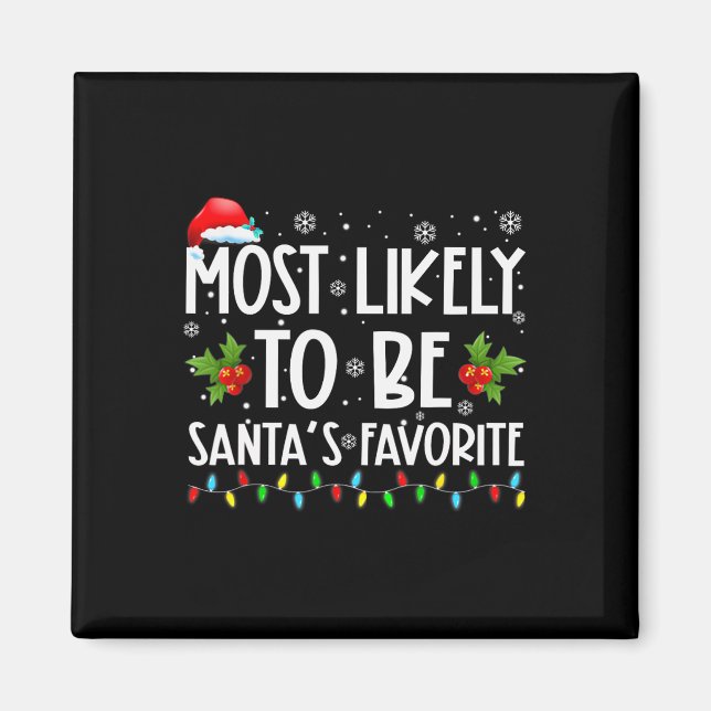 Íman Mais Provável de Ser o Favorito do Papai Noel da F (Frente)