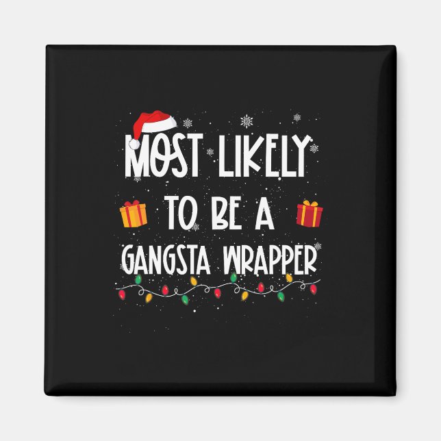 Íman Mais Provável É Que Seja Uma Diversão De Natal Gan (Frente)