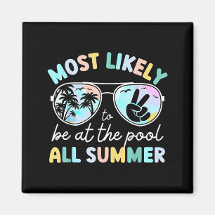 Íman Mais Provável Estar na Piscina Todo o Verão Fim De