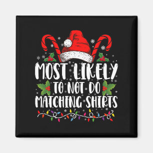 Íman Mais Provável Não Usar Camisas Iguais no Natal