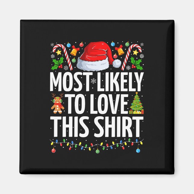 Íman Mais Provável Para Amar Este Natal Engraçado Da Fa (Frente)