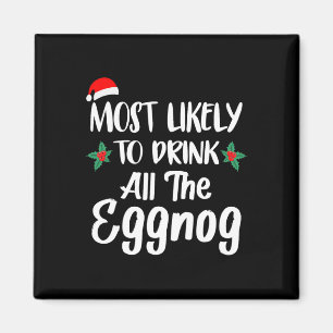 Íman Mais Provável Para Beber A Família Eggnog Que Corr