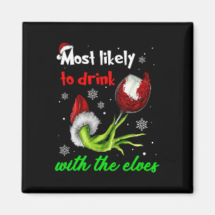 Íman Mais Provável Para Beber Com O Vestido De Natal Do