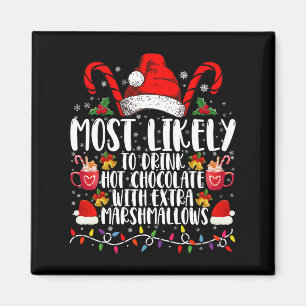 Íman Mais Provável Para Beber Maçãs De Chocolate Quente