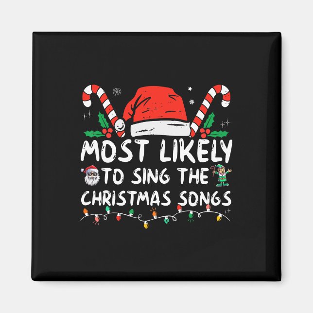 Íman Mais Provável Para Cantar O Natal (Frente)