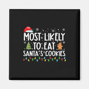 Íman Mais Provável Para Comer Cookies De Papai noel Div