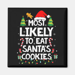 Íman Mais Provável Para Comer O Natal Da Família Cookie