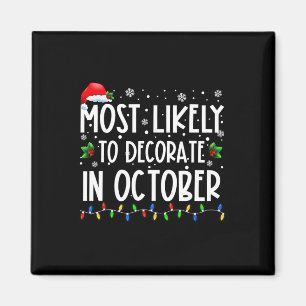 Íman Mais Provável Para Decorar Em Outubro, A Família C