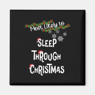 Íman Mais Provável Para Dormir Através Do Fa De Natal