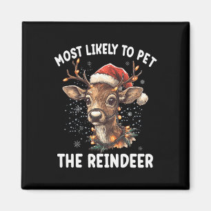 Íman Mais Provável Para Pet The Reindeer Engraçado Xm D