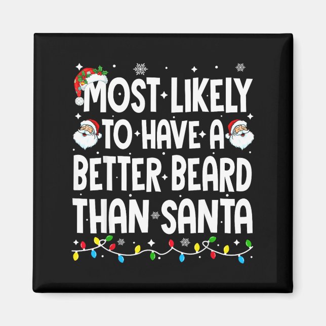 Íman Mais Provável Ter Uma Barba Melhor Que Santa Chri (Frente)