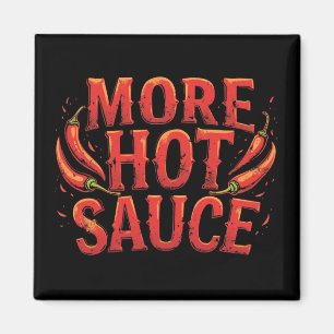 Íman Mais sabor picante com molho picante sobre Comida 