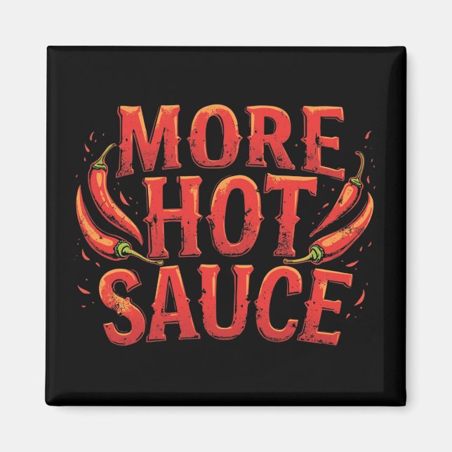 Íman Mais sabor picante com molho picante sobre Comida  (Frente)