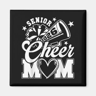 Íman Mais velho Cheer Mãe 2026 Cheerleader Orgulhoso Mã