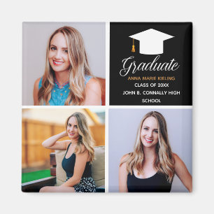 Íman Mais velho de Graduação 2021 Colagem de Fotos em