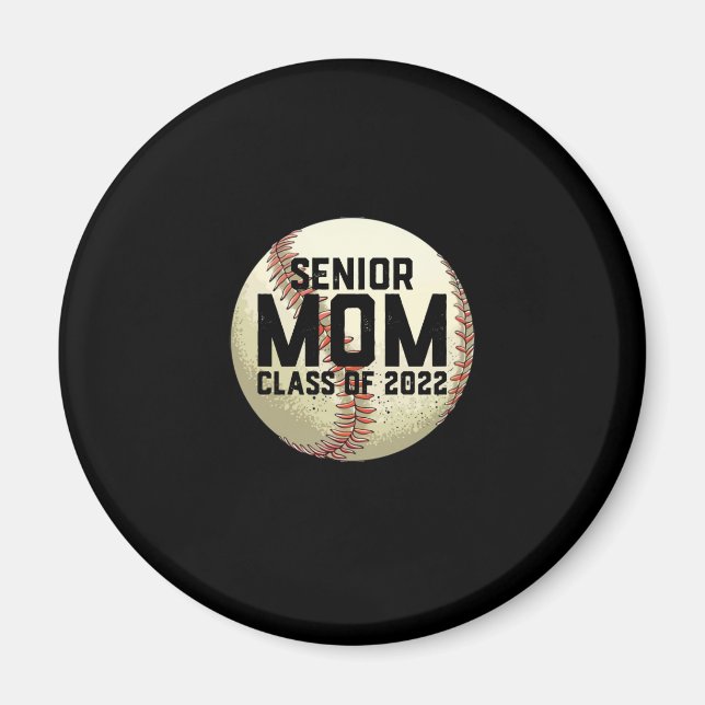 Íman Mais velho Mãe Classe de 2022 Baseball Mãe (Frente)