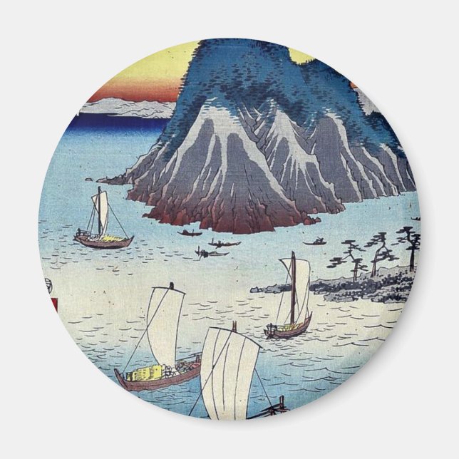 Íman Maisaka por Ando, Hiroshige Ukiyoe (Frente)
