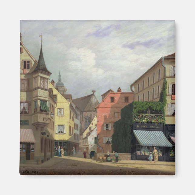 Íman Maison Mathieu, Grand-Rue, Colmar, 1876 (Frente)
