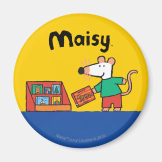 Íman Maisy com Livros de Biblioteca