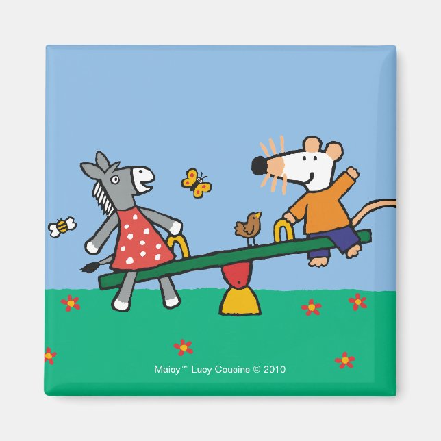 Íman Maisy e Dotty Seesaw no Playground (Frente)