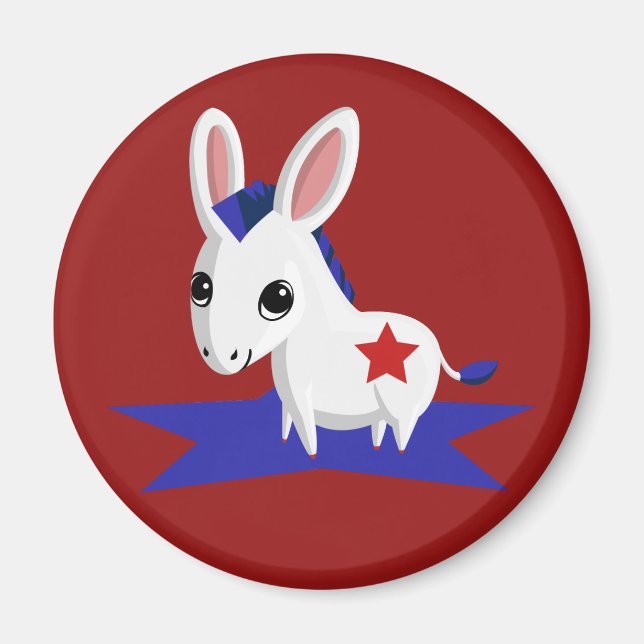 Íman Maize o burro democrático (Frente)