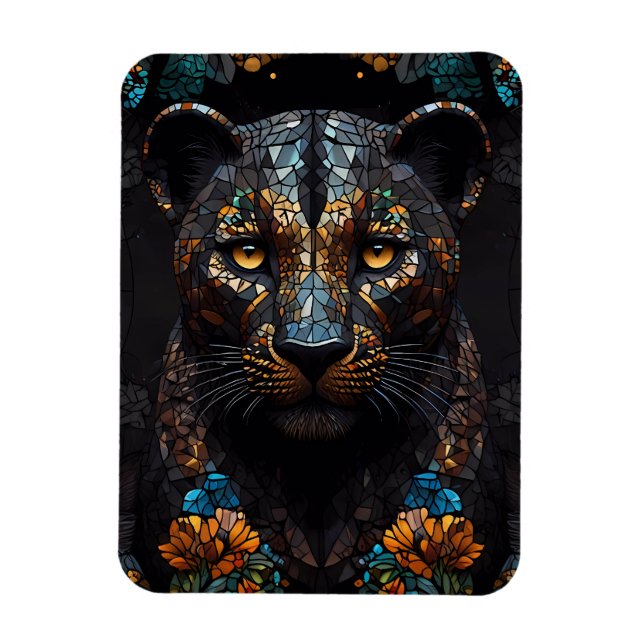 Íman Majestade Mosaico Leopard (Vertical)