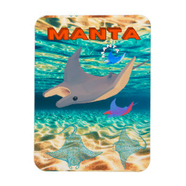 Íman Majexpressa Manta Ray Design, Majestade Oceânica