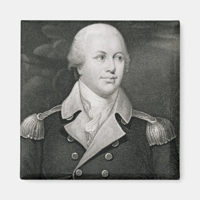 Íman Major-General Nathaniel Greene (1742-86), gravado (Frente)
