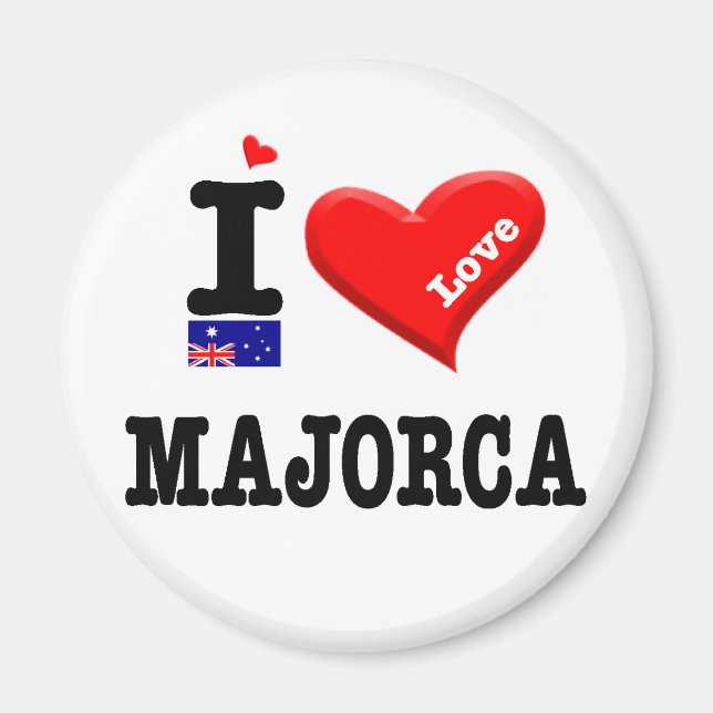 Íman MAJORCA - Eu Amo (Frente)