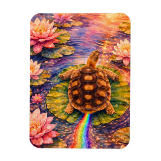 Íman Make a rainbow and follow your bliss turtle