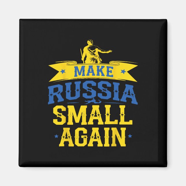 Íman Make Russia Small Again – Funny Ukraine-inspired S (Frente)
