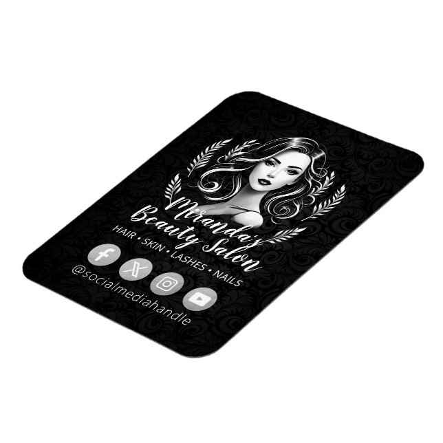 Íman Makeup Artist Hair Stylist Beauty Salon Lash Brows (Left Side)