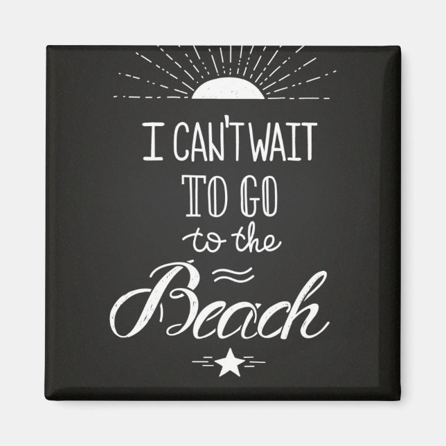 Íman Mal Posso Esperar Para Ir À Praia (Frente)