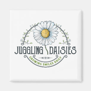 Íman Malabarizando o ímã do logotipo Daisies