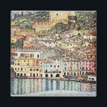 Íman Malcesine am Gardasee, por Gustav Klimt<br><div class="desc">Malcesine am Gardasee,  famosa pintura de Gustav Klimt,  1913.</div>