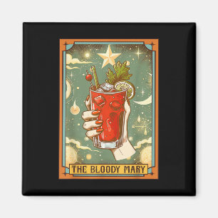 Íman Maldita Mary Bebendo Ave A Bloody Mary Tarot Ca