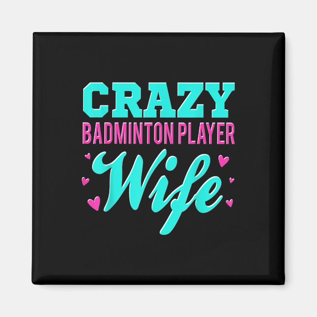 Íman Maldito Badminton Player Wife Shuttle (Frente)