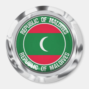 Íman Maldivas Round Emblem