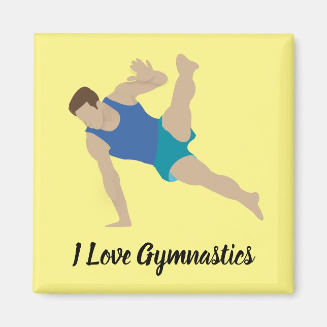 Íman Male Gymnast (Frente)