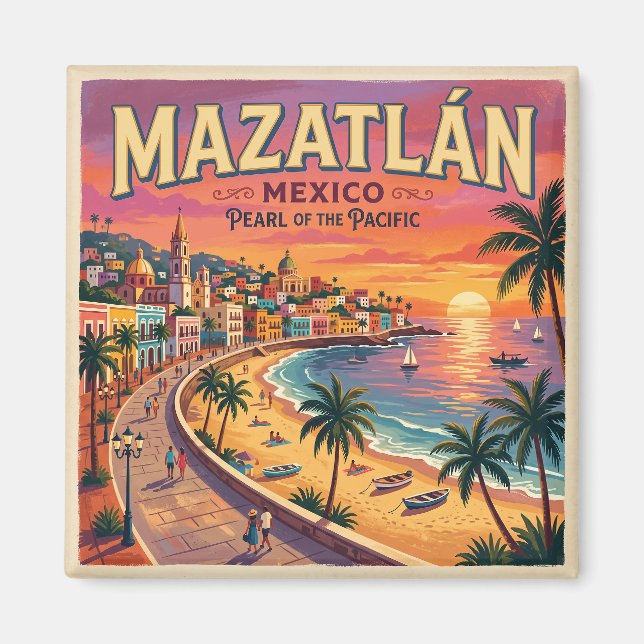 Íman Malecón de Mazatlán México (Frente)