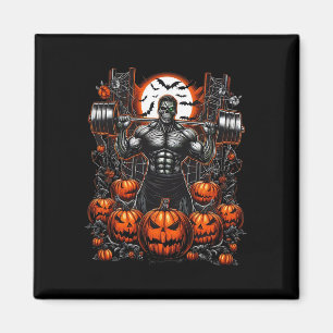 Íman Malhação de Halloween Diversão-esqueleto Gym Vibes