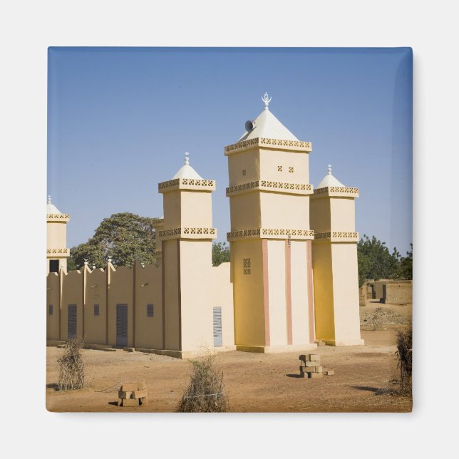Íman Mali, Bamako. Mesquita, Estrada Bamako-Djenne (Frente)