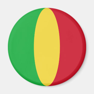 Íman Mali Fisheye Flag Magnet