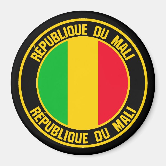 Íman Mali Round Emblem (Frente)