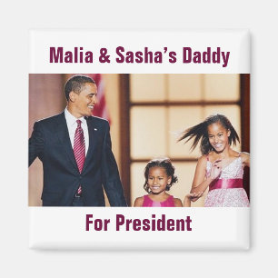 Íman Malia & ímã de Sasha Obama