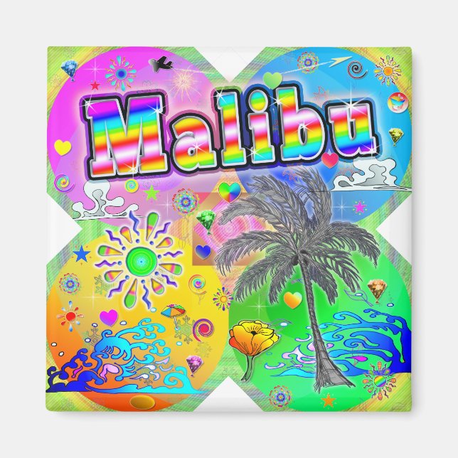 Íman Malibu Quadro Seasons Magnet (Frente)